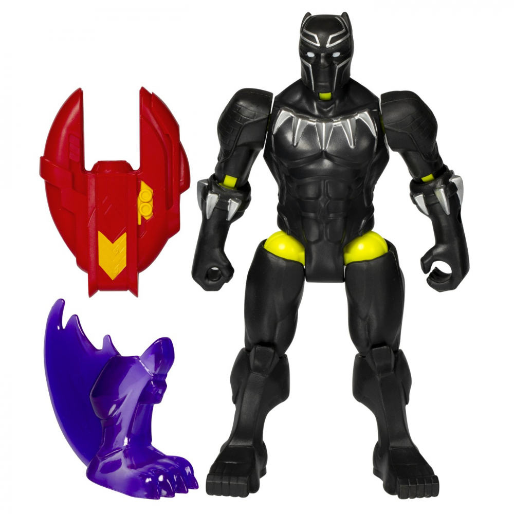 MARVEL AVENGERS MIX MASHERS FIGURINA BLACK PANTHER 12CM [2]