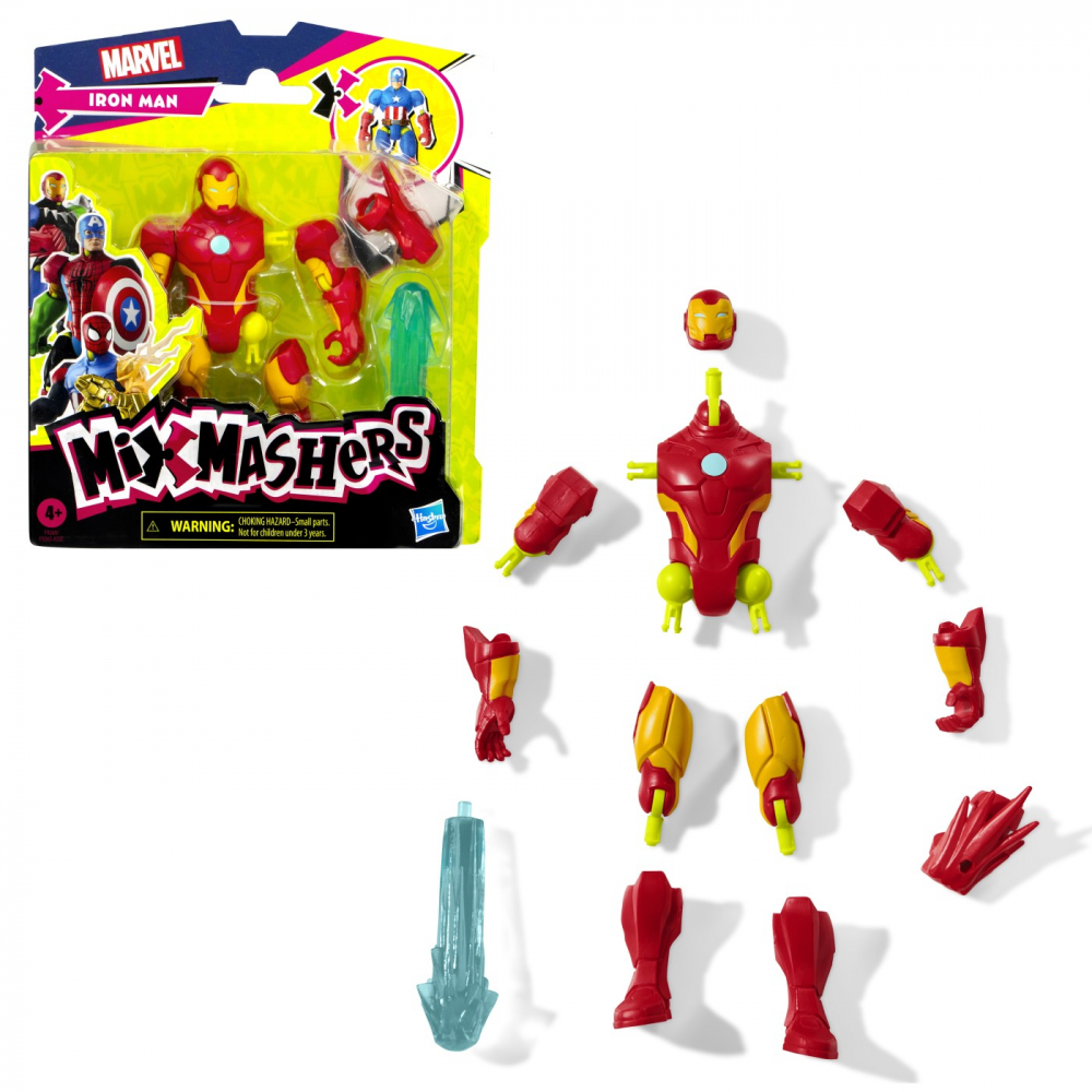 MARVEL AVENGERS MIX MASHERS FIGURINA IRON MAN 12CM [9]