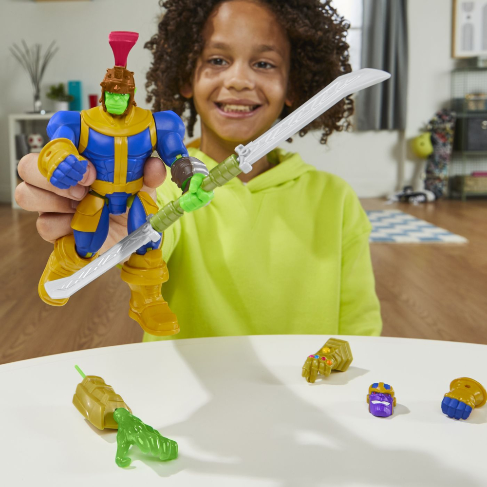 MARVEL AVENGERS MIX MASHERS SET FIGURINA THANOS 12CM SI ACCESORII [4]