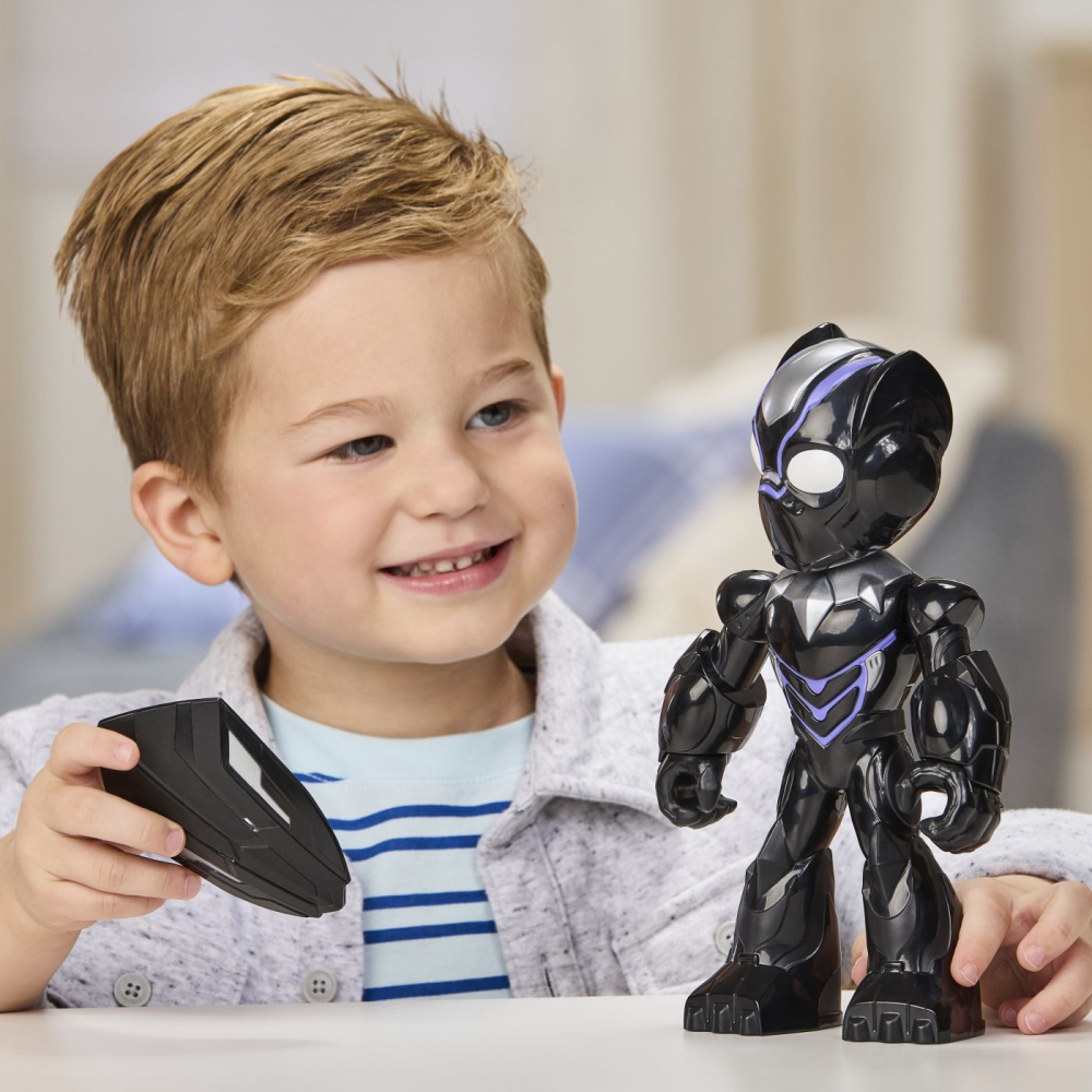 MARVEL IRON MAN SI PRIETENII SAI UIMITORI FIGURINA BLACK PANTHER 22CM [3]