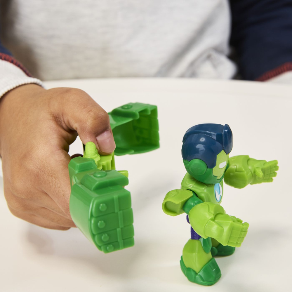 MARVEL IRON MAN SI PRIETENII SAI UIMITORI FIGURINA IRON HULK 7.6CM [5]