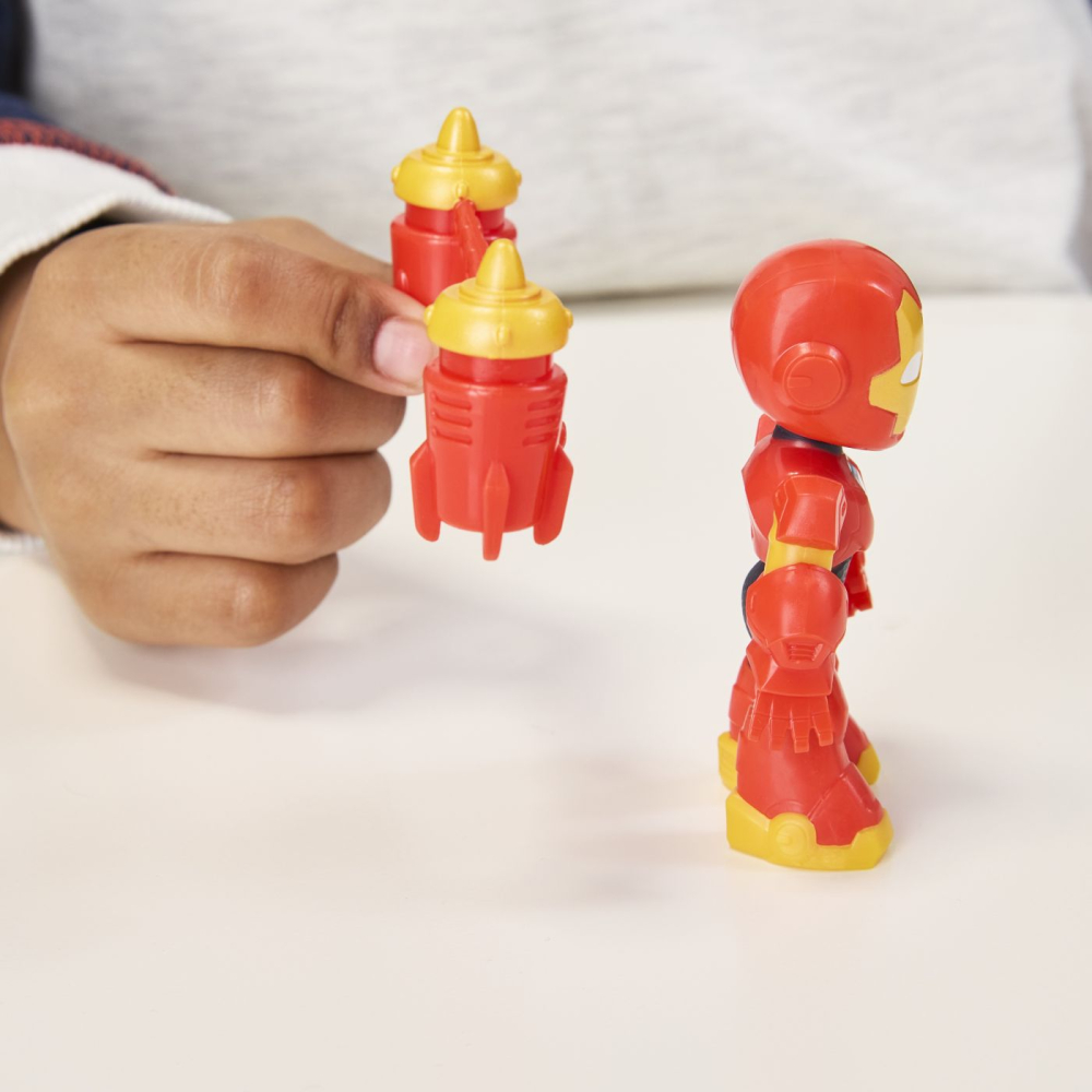 MARVEL IRON MAN SI PRIETENII SAI UIMITORI FIGURINA IRON MAN 7.6CM [4]