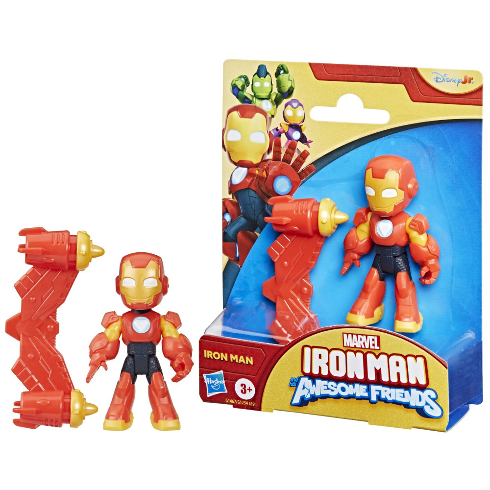 MARVEL IRON MAN SI PRIETENII SAI UIMITORI FIGURINA IRON MAN 7.6CM [6]
