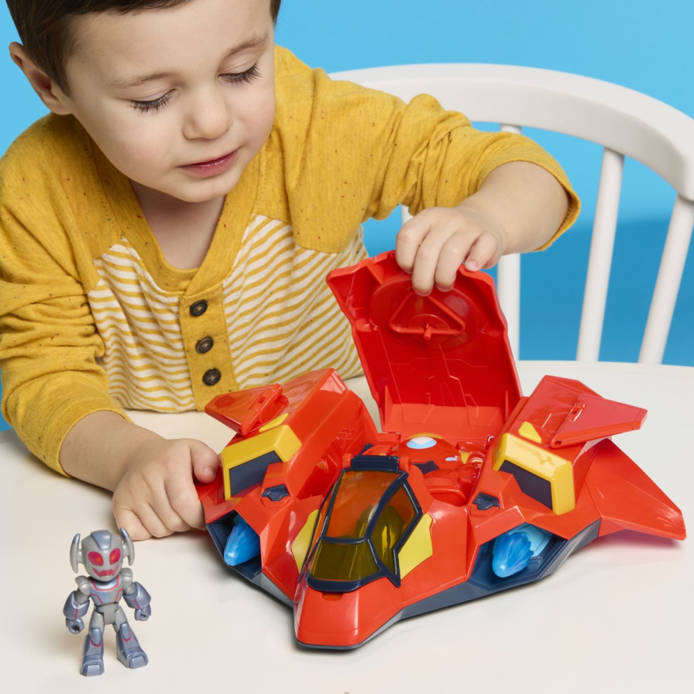 MARVEL IRON MAN SI PRIETENII SAI UIMITORI SET ARMURA GIGANTICA IRON JET [3]