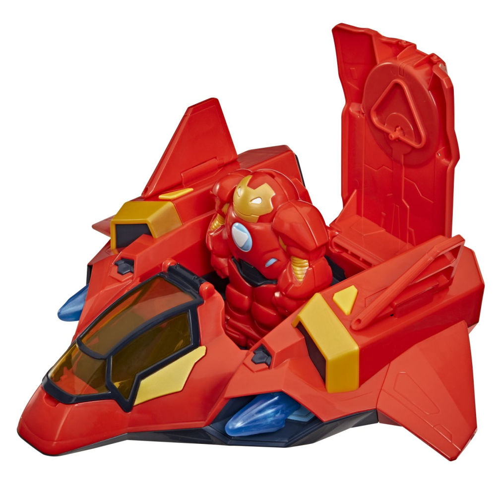 MARVEL IRON MAN SI PRIETENII SAI UIMITORI SET ARMURA GIGANTICA IRON JET [7]