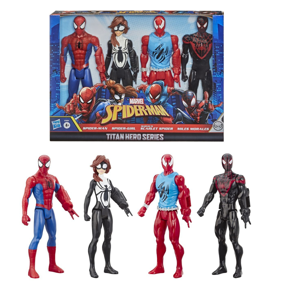 MARVEL SPIDER MAN TITAN HERO SERIES SET 4 FIGURINE [3]