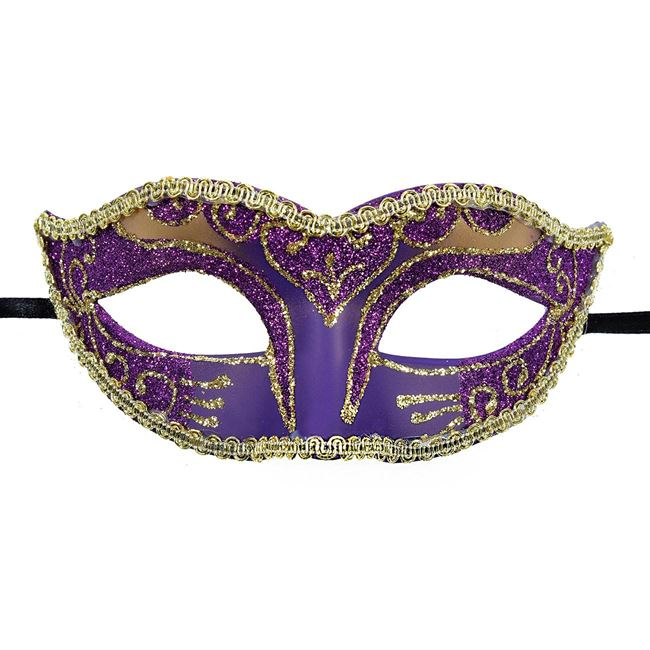 Masca Halloween fancy glitter,mov