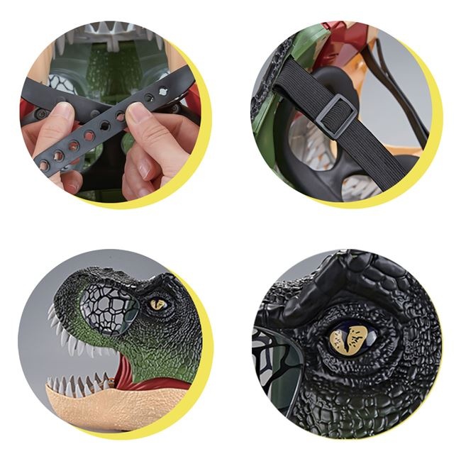 Masca pentru copii cu sunet si lumini Dinozaur T-REX,+6 ani [3]
