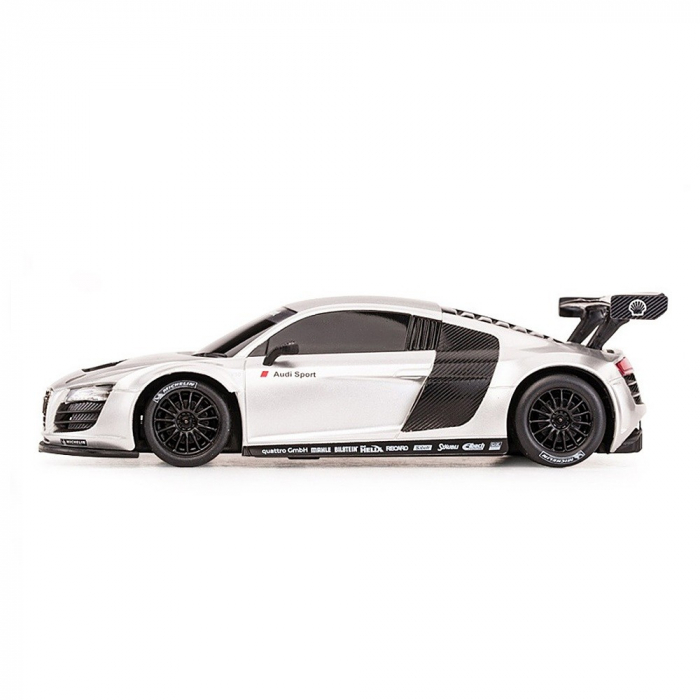 Mașină cu Telecomandă Audi R8 Albă, Scara 1:24  [3]