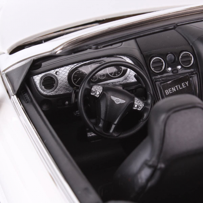 Mașină cu Telecomandă Bentley Continental GT Alb, Scara 1:12 [4]