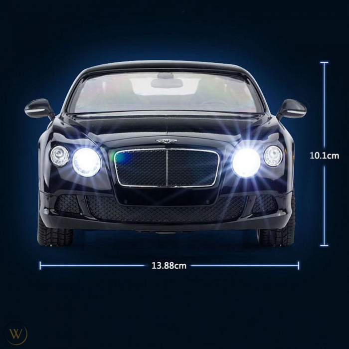 Masina cu telecomanda bentley continetal gt negru cu scara 1 la 12 [3]