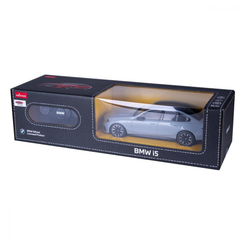 MASINA CU TELECOMANDA BMW I5 GRI SCARA 1 LA 24