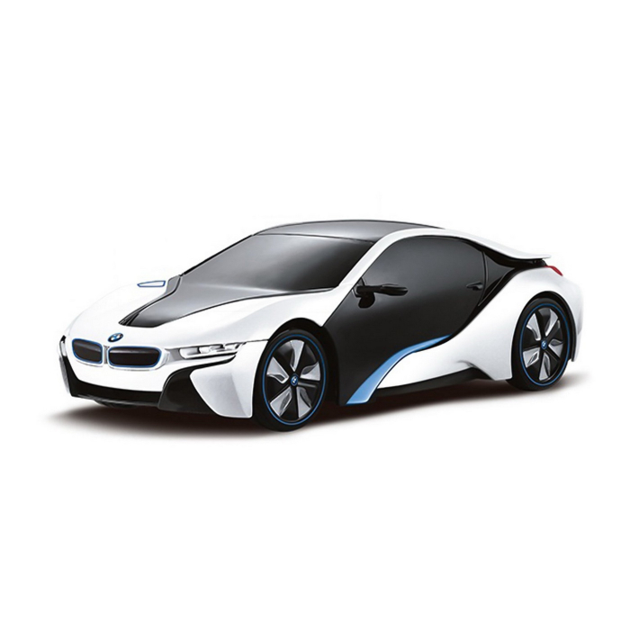 Mașină cu Telecomandă BMW i8 Albă, Scara 1:24  [3]