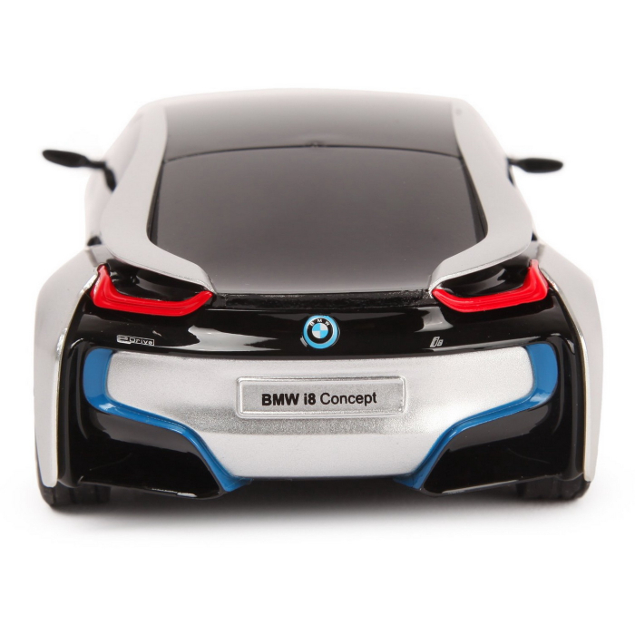 Mașină cu Telecomandă BMW i8 Argintie, Scara 1:24 [5]
