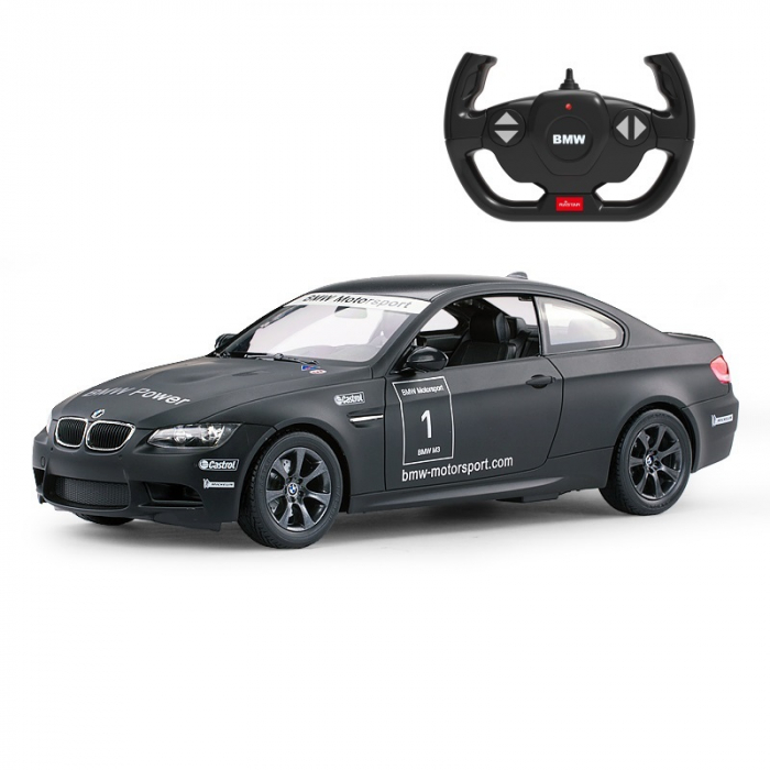 Masina cu telecomanda bmw m3 negru cu scara 1 la 14 [1]