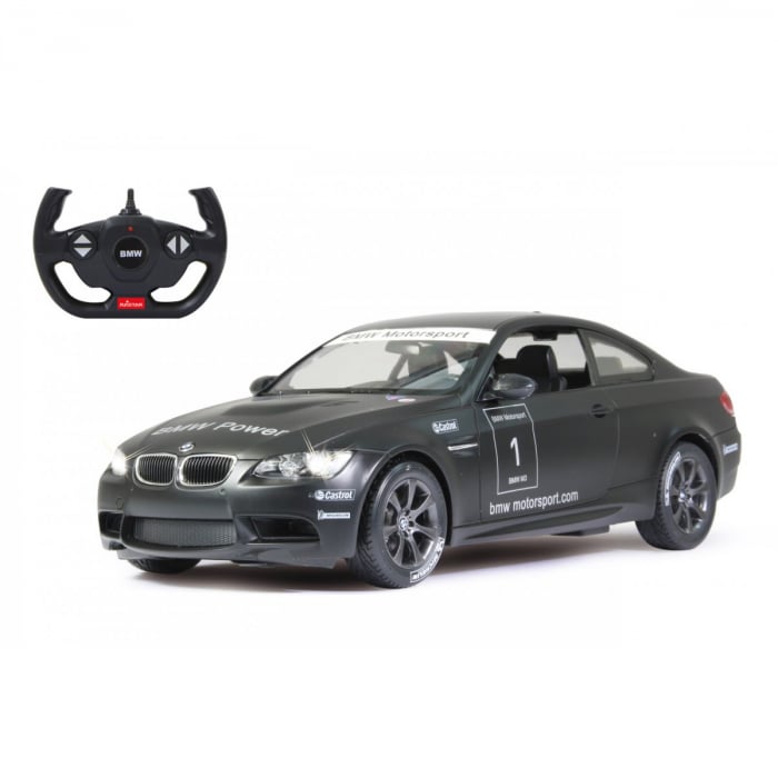 Masina cu telecomanda bmw m3 negru cu scara 1 la 14 [5]