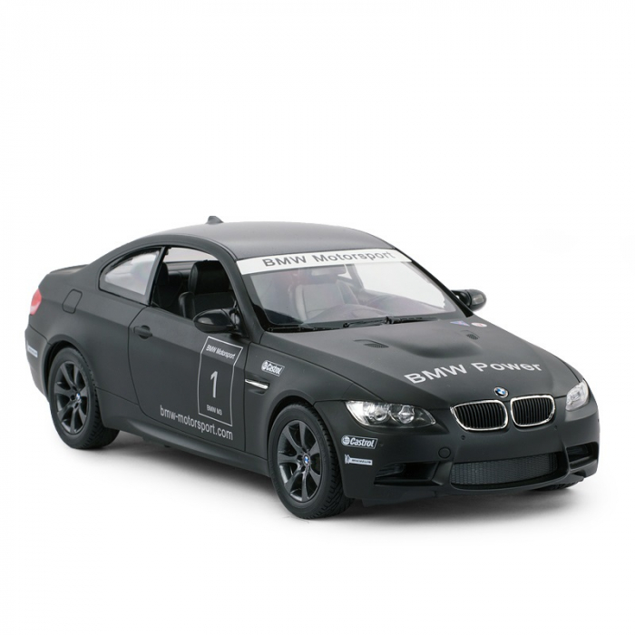 Masina cu telecomanda bmw m3 negru cu scara 1 la 14 [6]
