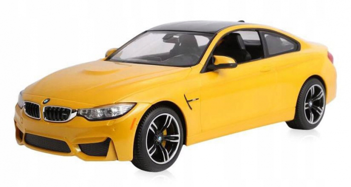 Masina cu telecomanda bmw m4 galben cu scara 1 la 14 [3]