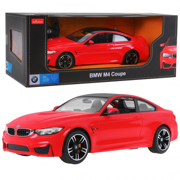 Masina cu telecomanda bmw m4 rosu cu scara 1 la 14 [2]