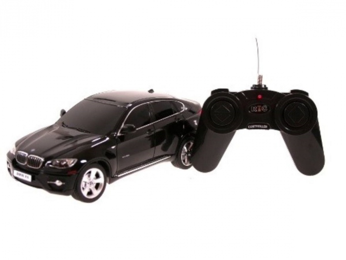 Mașină cu Telecomandă BMW X6 Negru, Scara 1:24  [2]