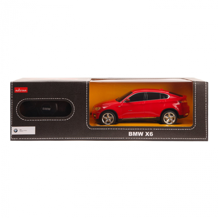 Mașină cu Telecomandă BMW X6 Roșu, Scara 1:24  [2]