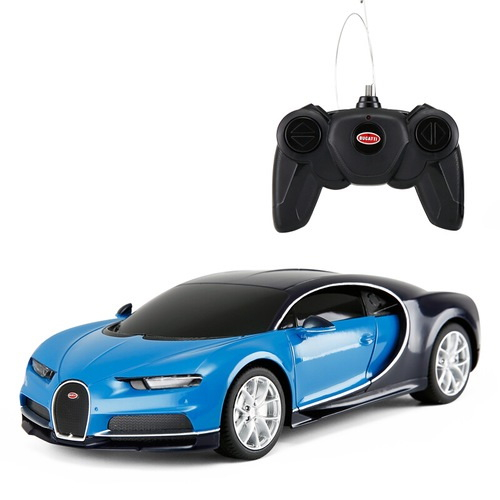 Masina cu Telecomanda Bugatti Chiron Albastru, Scara 1:24