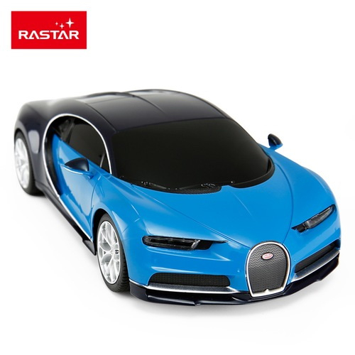 Mașină cu Telecomandă Bugatti Chiron Albastru, Scara 1:24  [6]