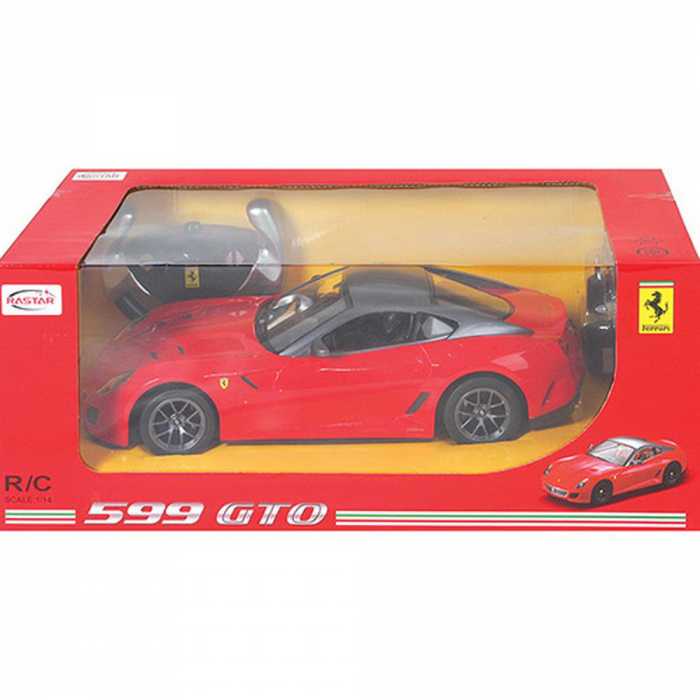 MASINA CU TELECOMANDA FERRARI 599 GTO ROSIE SCARA 1 LA 14 [2]