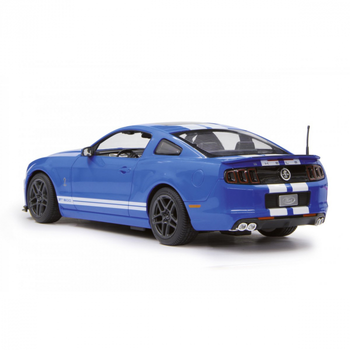 Masina cu telecomanda ford shelby gt500 albastru cu scara 1 la 14 [5]