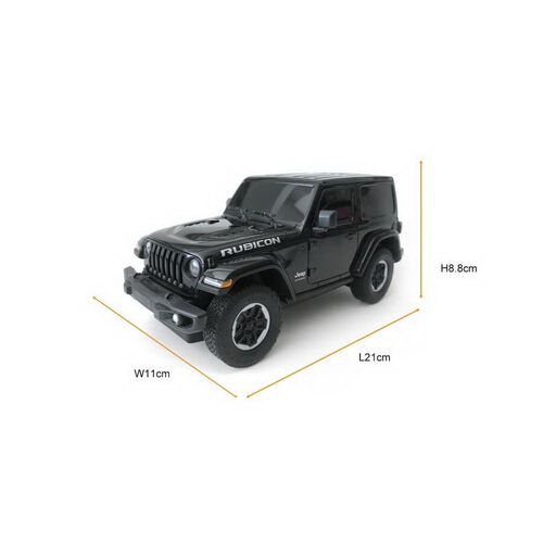 Mașină cu Telecomandă Jeep Wrangler JL Negru, Scara 1:24 [4]