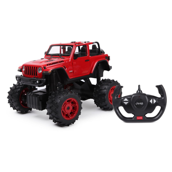 Mașină cu Telecomandă Jeep Wrangler JL Roșu [2]