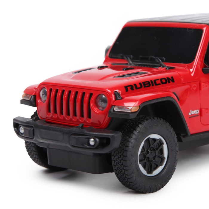 Mașină cu Telecomandă Jeep Wrangler JL Roșu, Scara 1:24  [6]