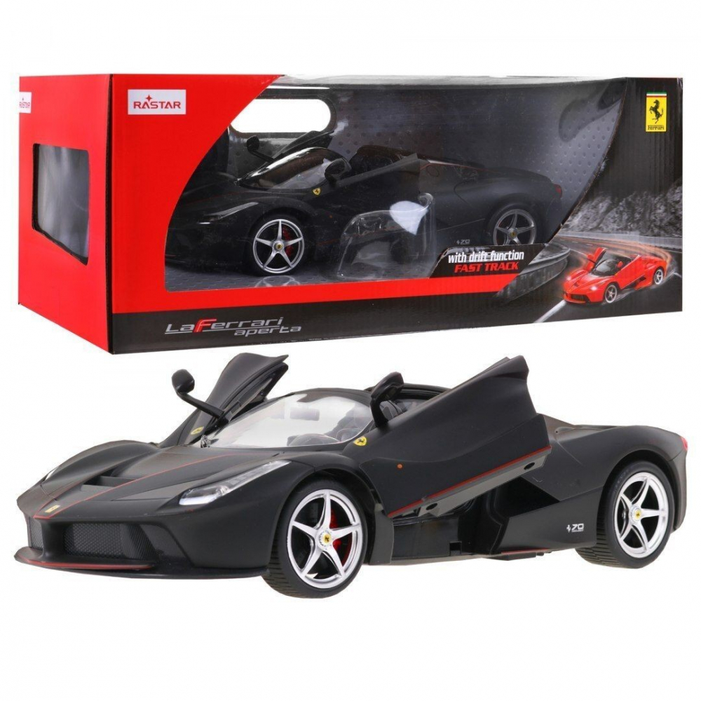 MASINA CU TELECOMANDA LAFERRARI APERTA NEGRU SCARA 1 LA 14 [4]