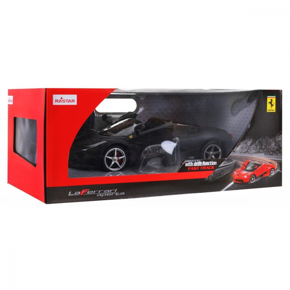 MASINA CU TELECOMANDA LAFERRARI APERTA NEGRU SCARA 1 LA 14