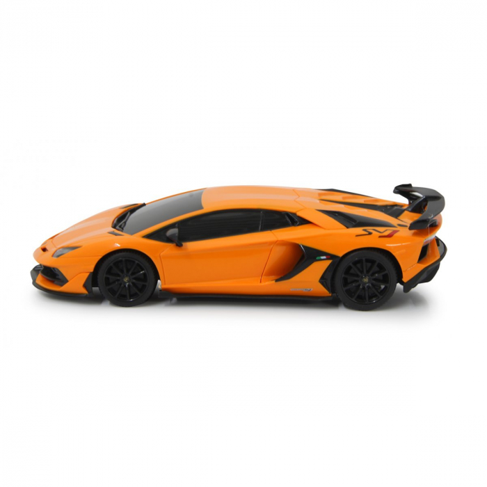 Mașină cu Telecomandă Lamborghini Aventador SVJ Portocaliu, Scara 1:24 [5]