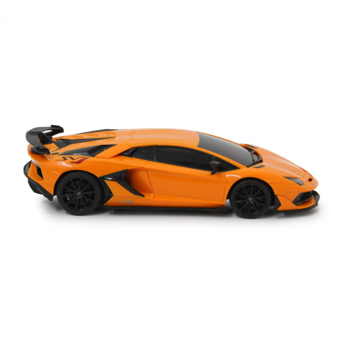 Mașină cu Telecomandă Lamborghini Aventador SVJ Portocaliu, Scara 1:24 [7]