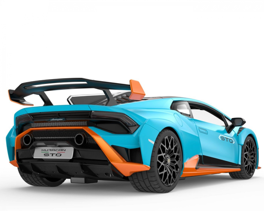 MASINA CU TELECOMANDA LAMBORGHINI HURACAN STO ALBASTRU SCARA 1 LA 14 [6]