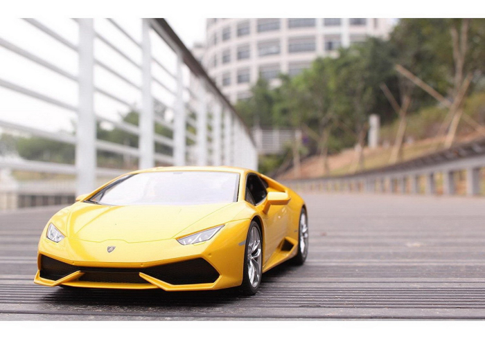 Masina cu telecomanda lamborghini lp610-4 galbena scara 1 la 14 [3]