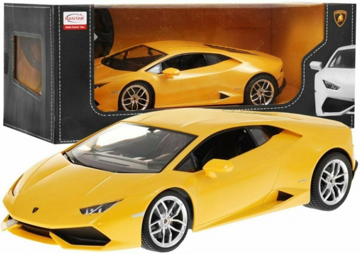 Masina cu telecomanda lamborghini lp610-4 galbena scara 1 la 14 [6]