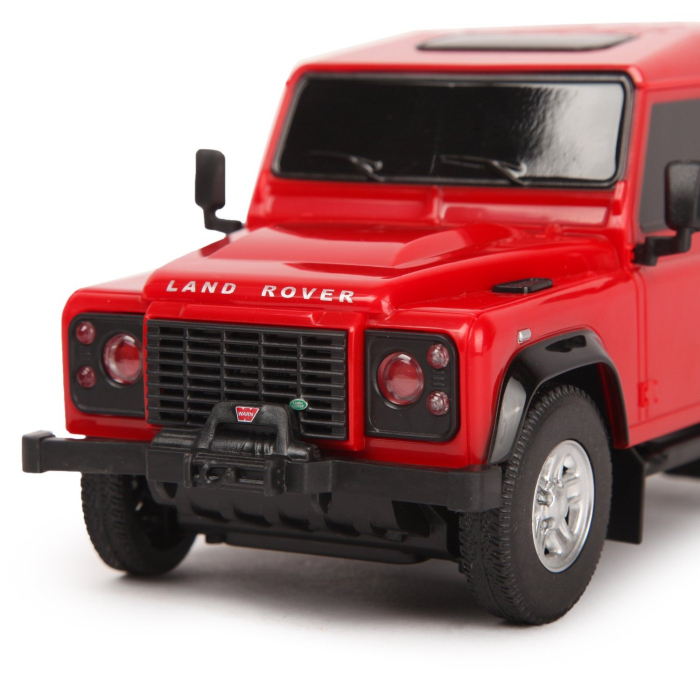 Mașină cu Telecomandă Land Rover Defender Roșie, Scara 1:24 [4]