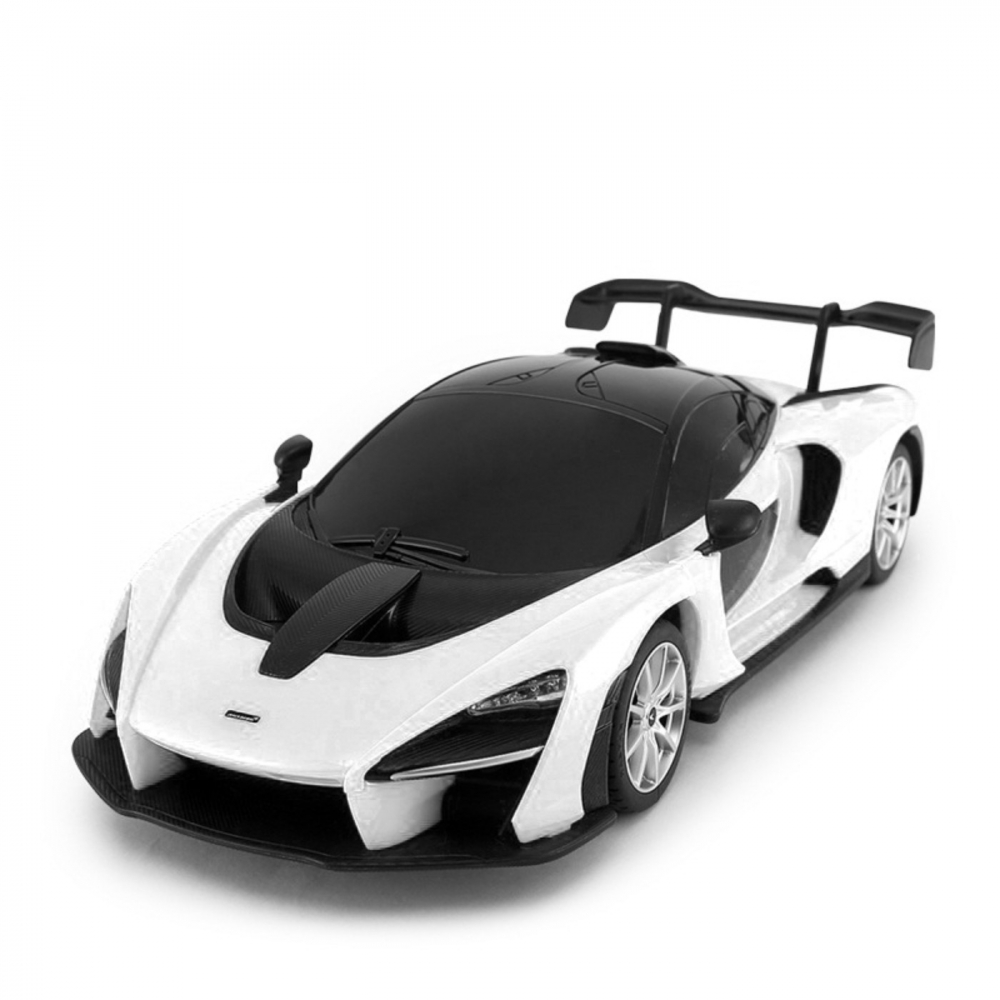 MASINA CU TELECOMANDA MCLAREN SENNA ALB CU SCARA 1 LA 18 [3]