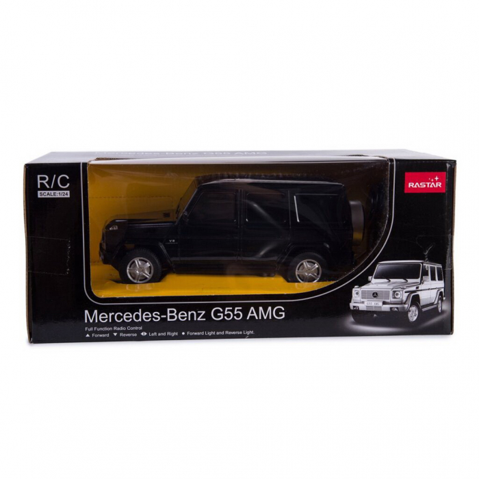 Mașină cu Telecomandă Mercedes-Benz G55 Negru, Scara 1:24  [2]