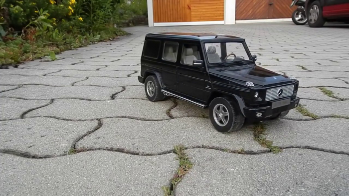 Mașină cu Telecomandă Mercedes-Benz G55 Negru, Scara 1:24  [3]