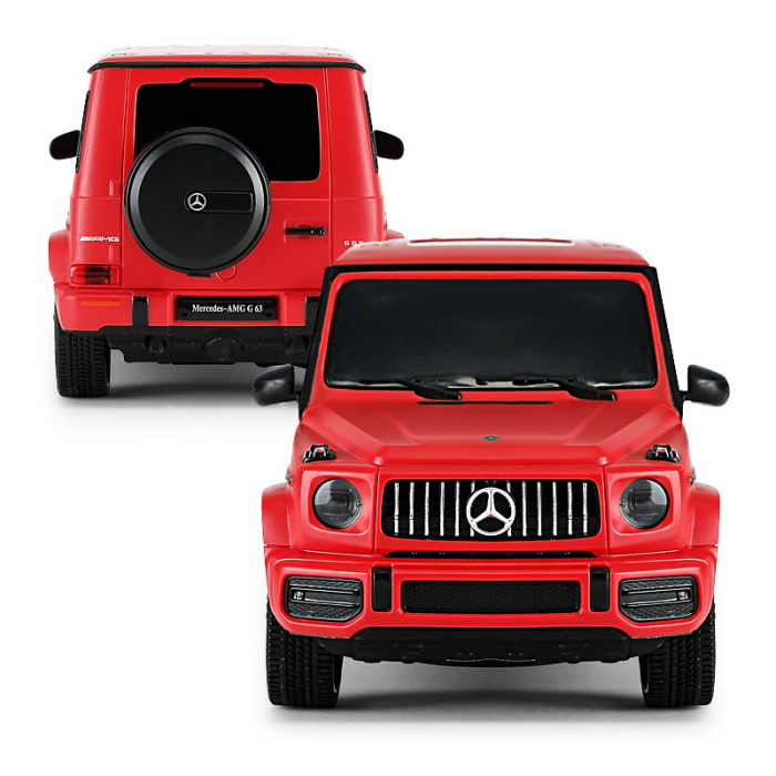 Mașină cu Telecomandă Mercedes-Benz G63 Roșu, Scara 1:24 [9]