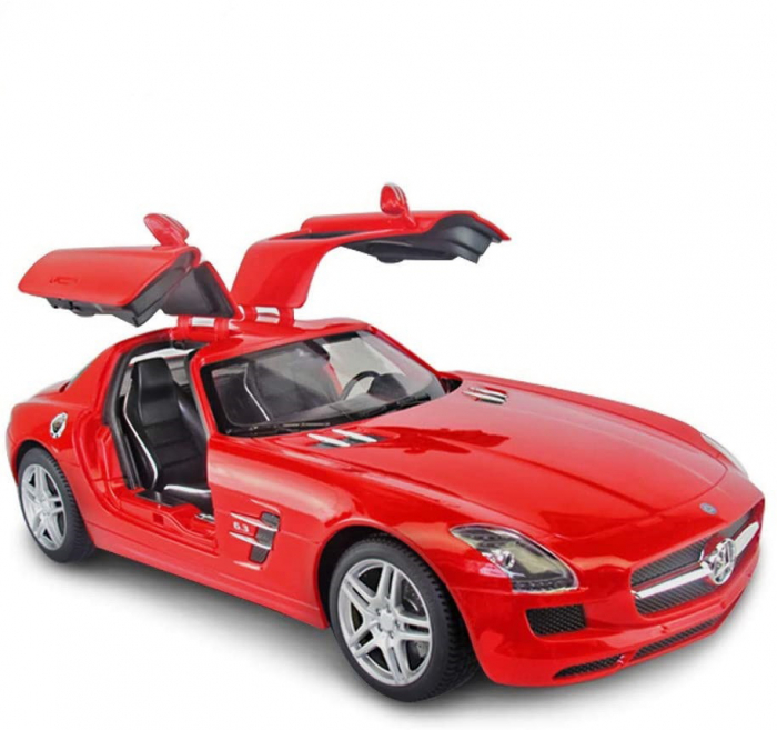 Masina cu telecomanda mercedes-benz sls rosu scara 1 la 14 [9]
