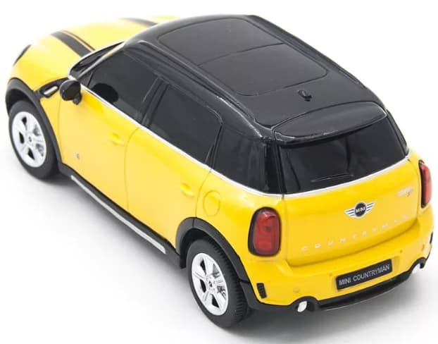 Mașină cu Telecomandă Mini Cooper Galbenă, Scara 1:24 [6]