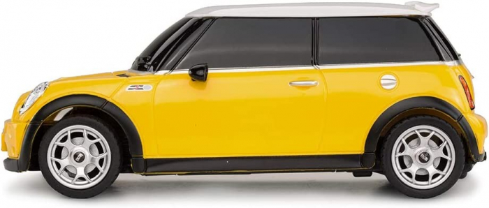 Mașină cu Telecomandă Mini Cooper Galbenă, Scara 1:24 [4]