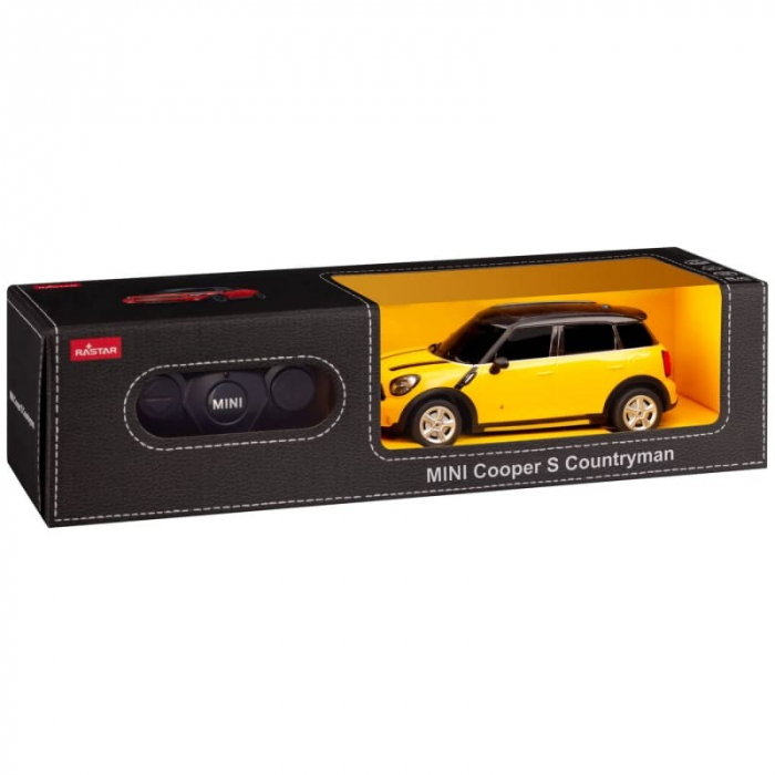 Mașină cu Telecomandă Mini Cooper S Countryman Galben, Scara 1:24 [2]