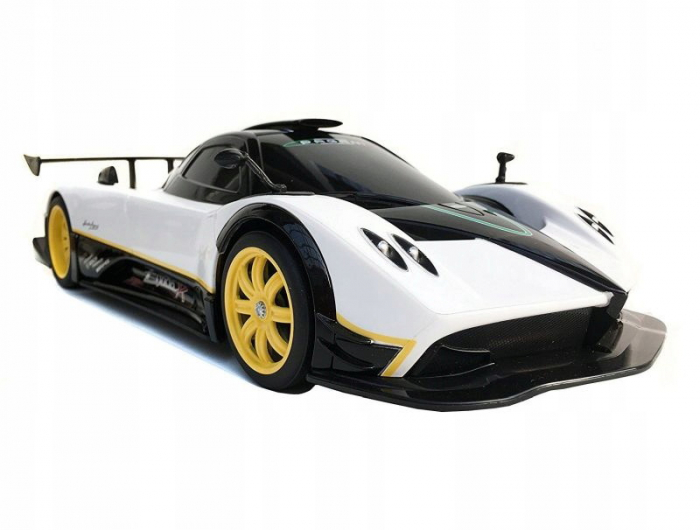 Mașină cu Telecomandă Pagani Zonda R Alb, Scara 1:24  [7]
