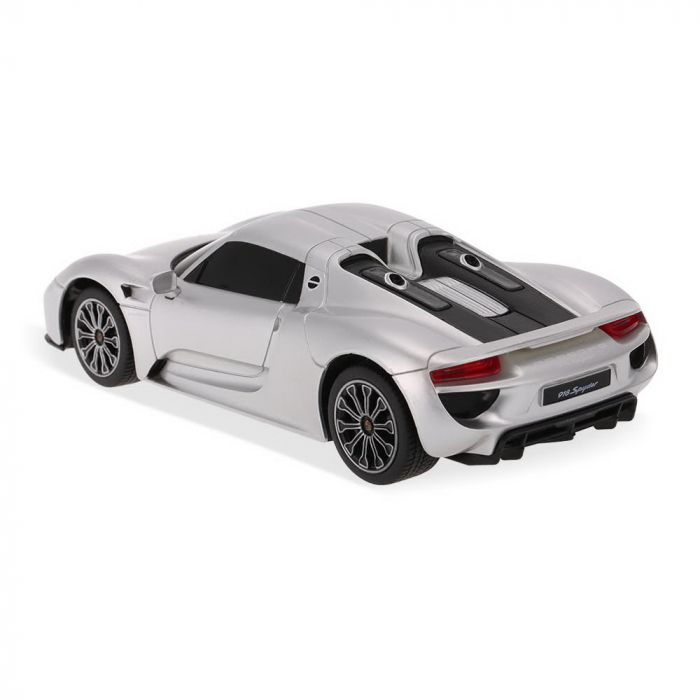 Mașină cu Telecomandă Porsche 918 Spyder Argintiu, Scara 1:24  [6]